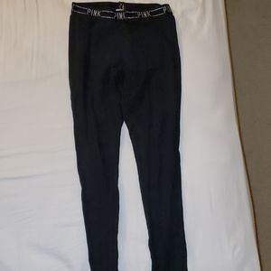 PINK Black Leggings